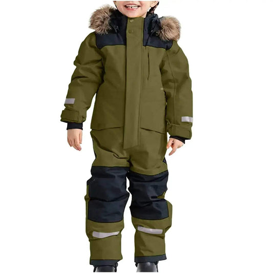 Kids Waterproof Ski Suit With Fleece Lining Unisex -  ToylandEU™