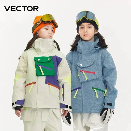  Kids Waterproof Snow Jacket Hooded Thermal Warmth -  ToylandEU™