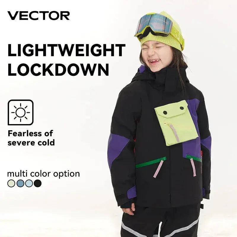  Kids Waterproof Snow Jacket Hooded Thermal Warmth -  ToylandEU™