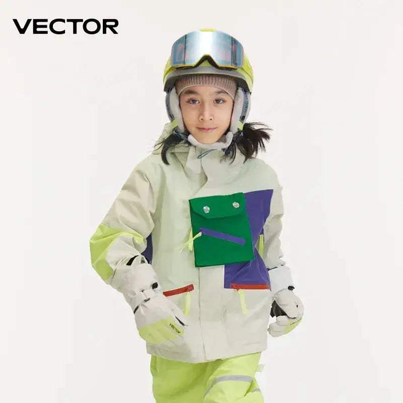 Kids Waterproof Snow Jacket With Hooded Thermal Warmth - ToylandEU