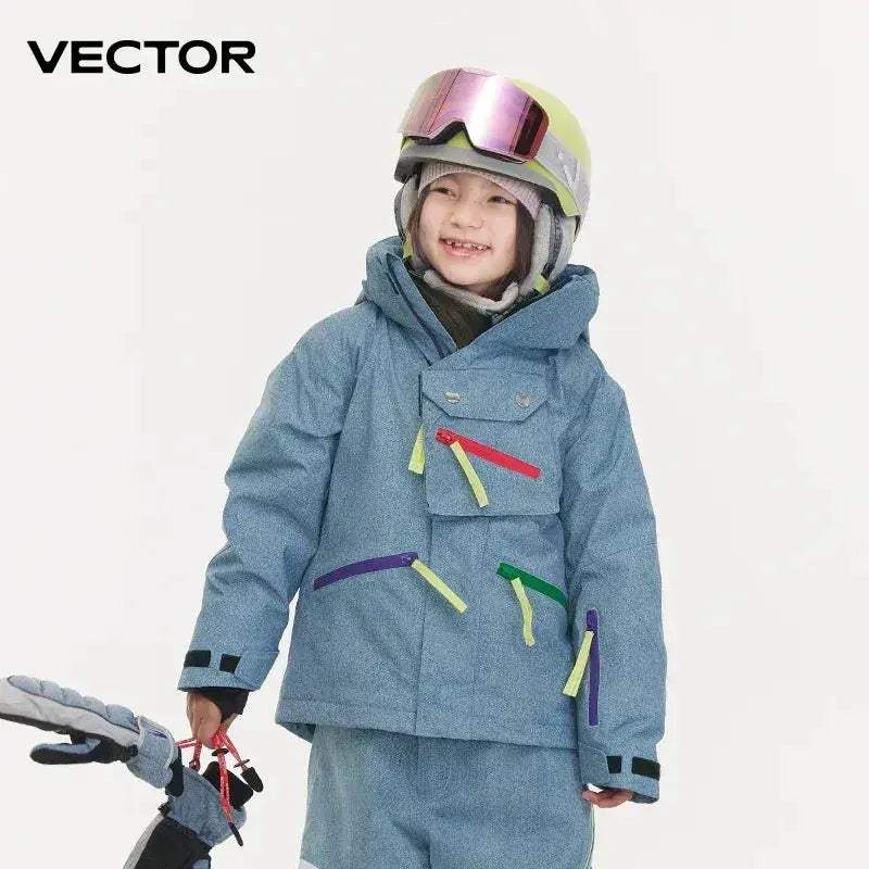 Kids Waterproof Snow Jacket With Hooded Thermal Warmth - ToylandEU