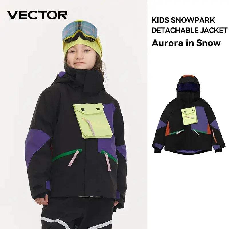 Kids Waterproof Snow Jacket With Hooded Thermal Warmth - ToylandEU