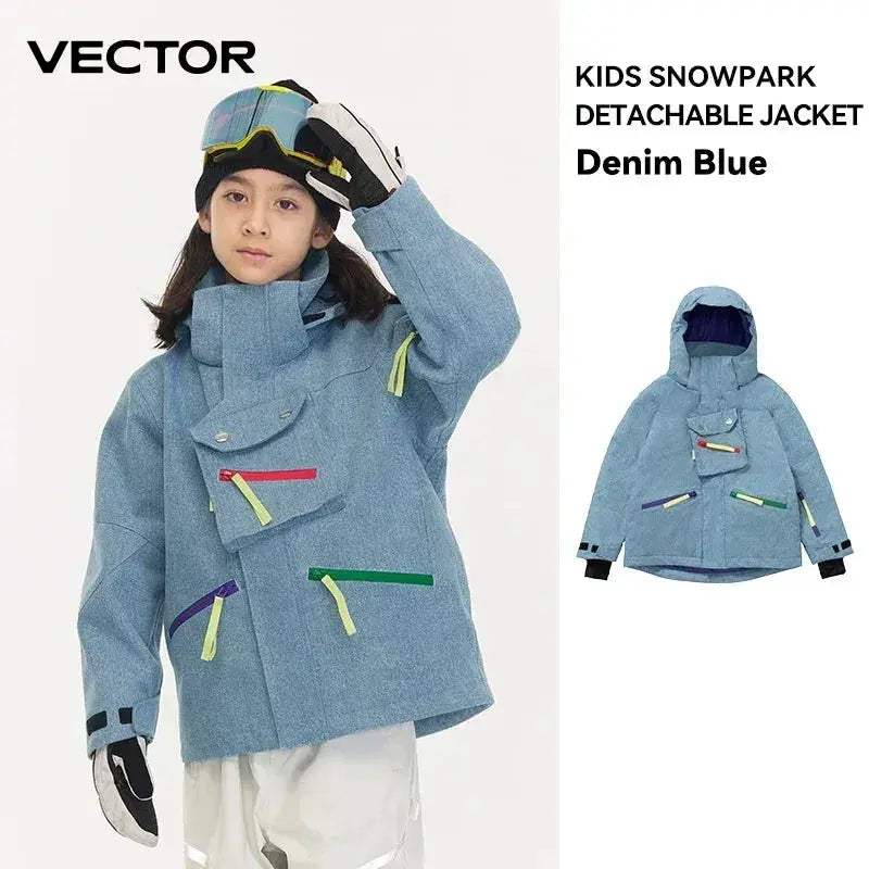 Kids Waterproof Snow Jacket With Hooded Thermal Warmth - ToylandEU