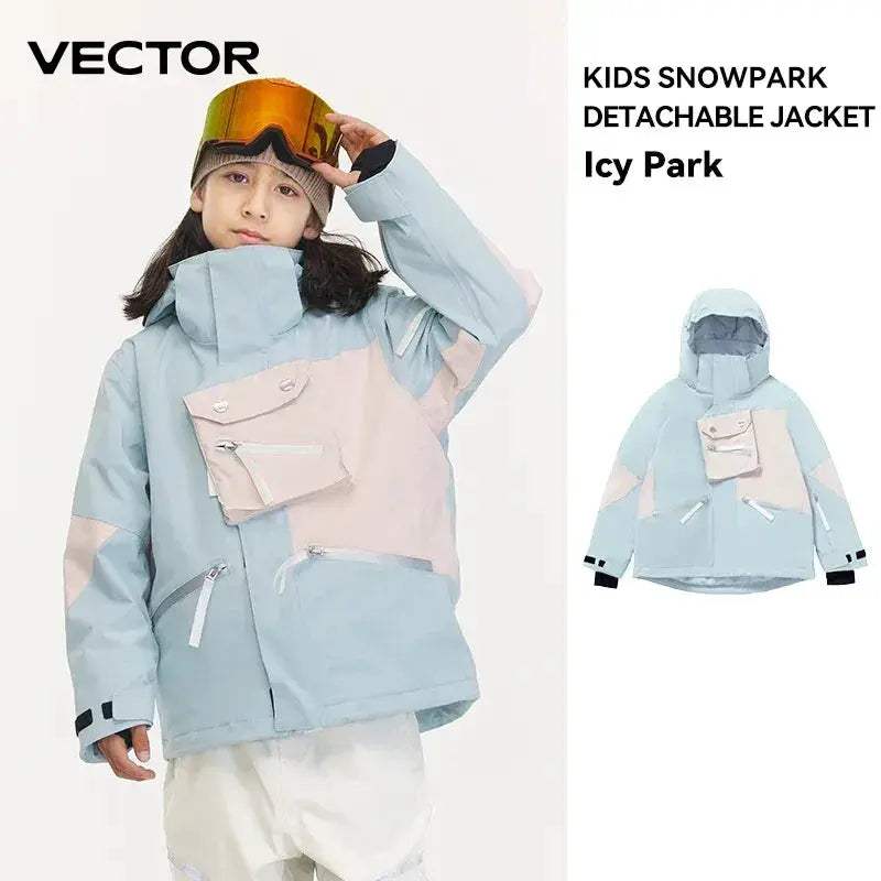 Kids Waterproof Snow Jacket With Hooded Thermal Warmth - ToylandEU