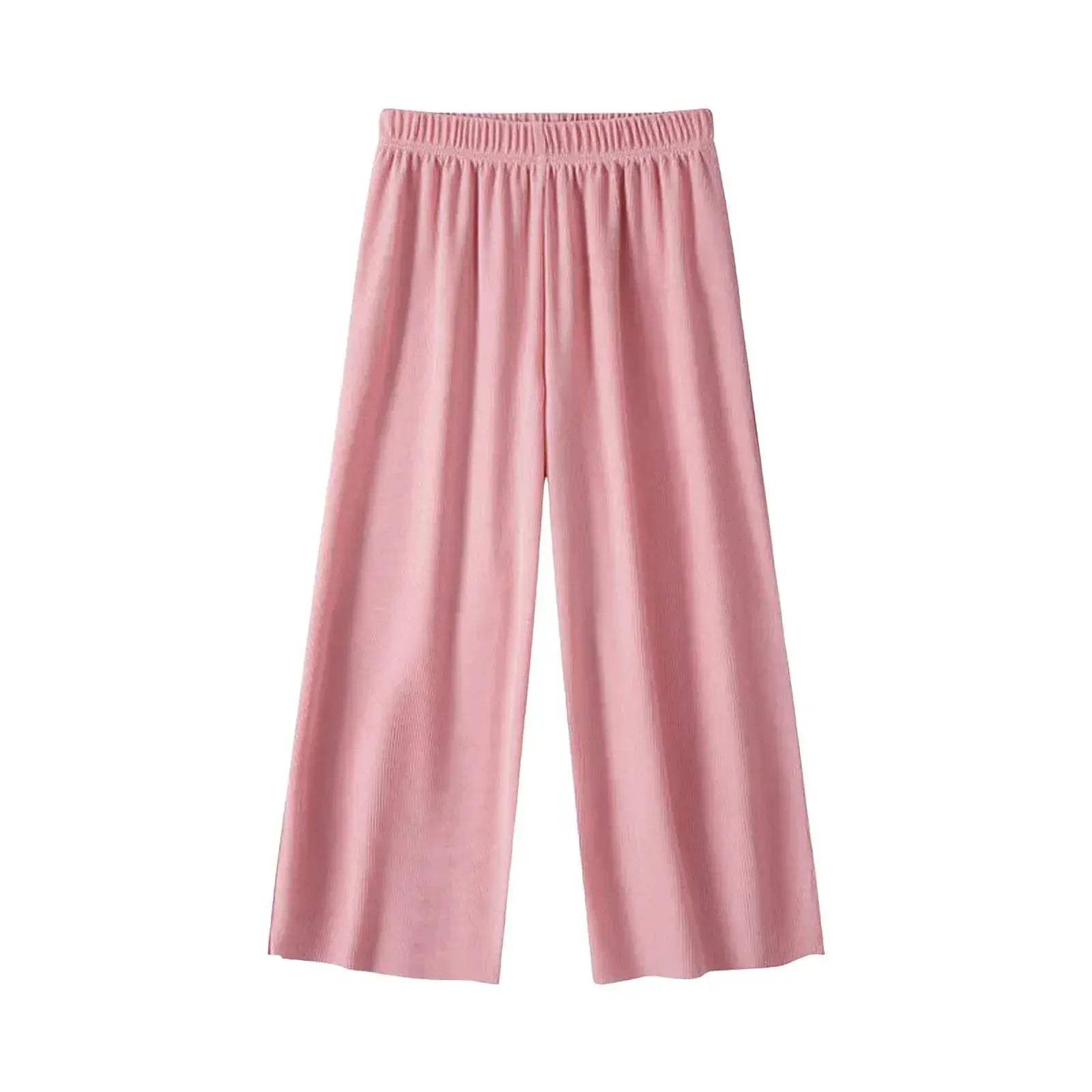 Kids Wide Leg Pajama Pants With Comfortable Elastic Waist - ToylandEU