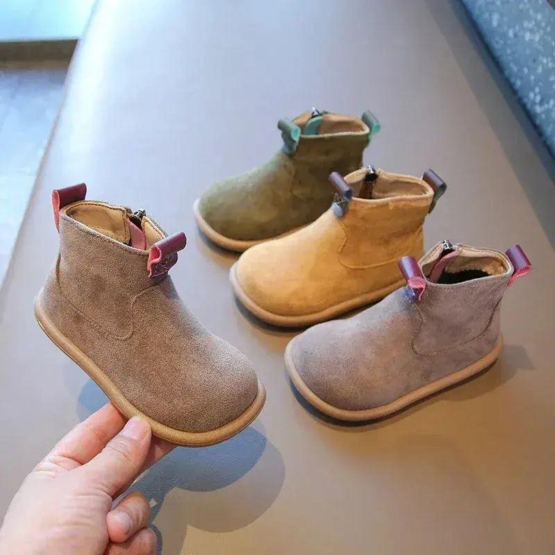  Kids Winter Boots Anti Slip Suede With Plush -  ToylandEU™