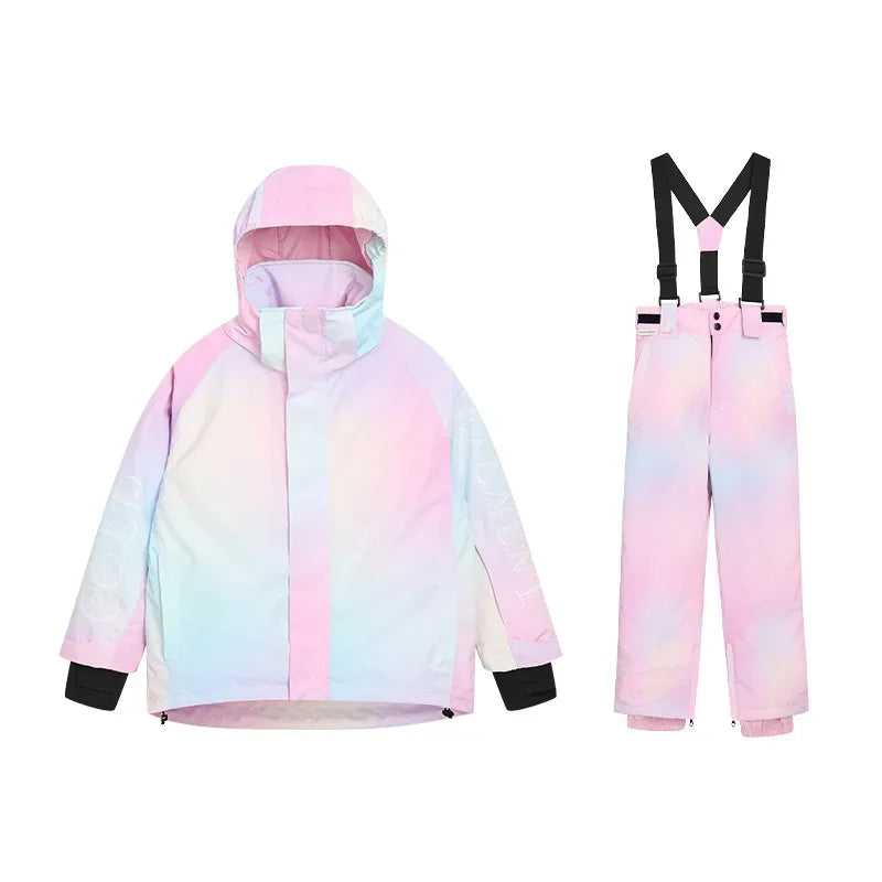 Kids Winter Ski Suit Set Warm Durable Children's Snow Gear - ToylandEU