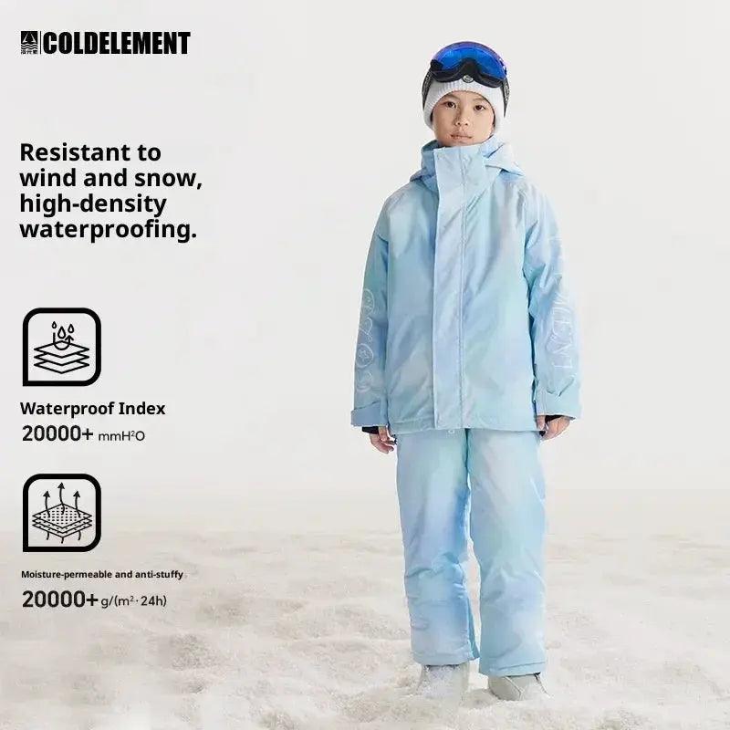  Kids Winter Ski Suit Set Warm and Durable Snow Gear -  ToylandEU™