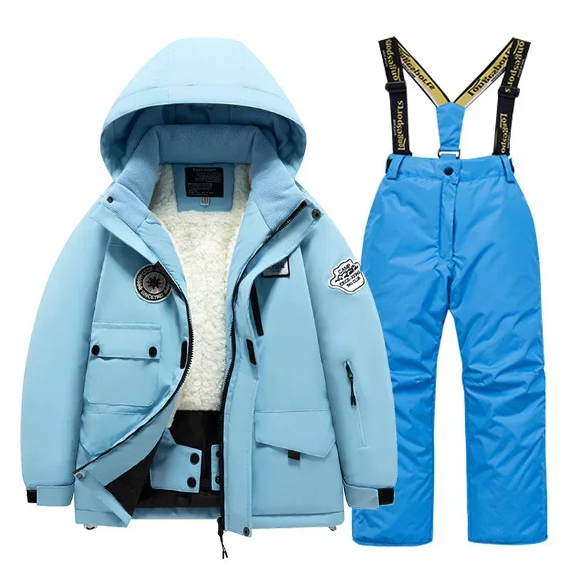 Kids Winter Ski Suit Windproof Waterproof For Snow Play - ToylandEU