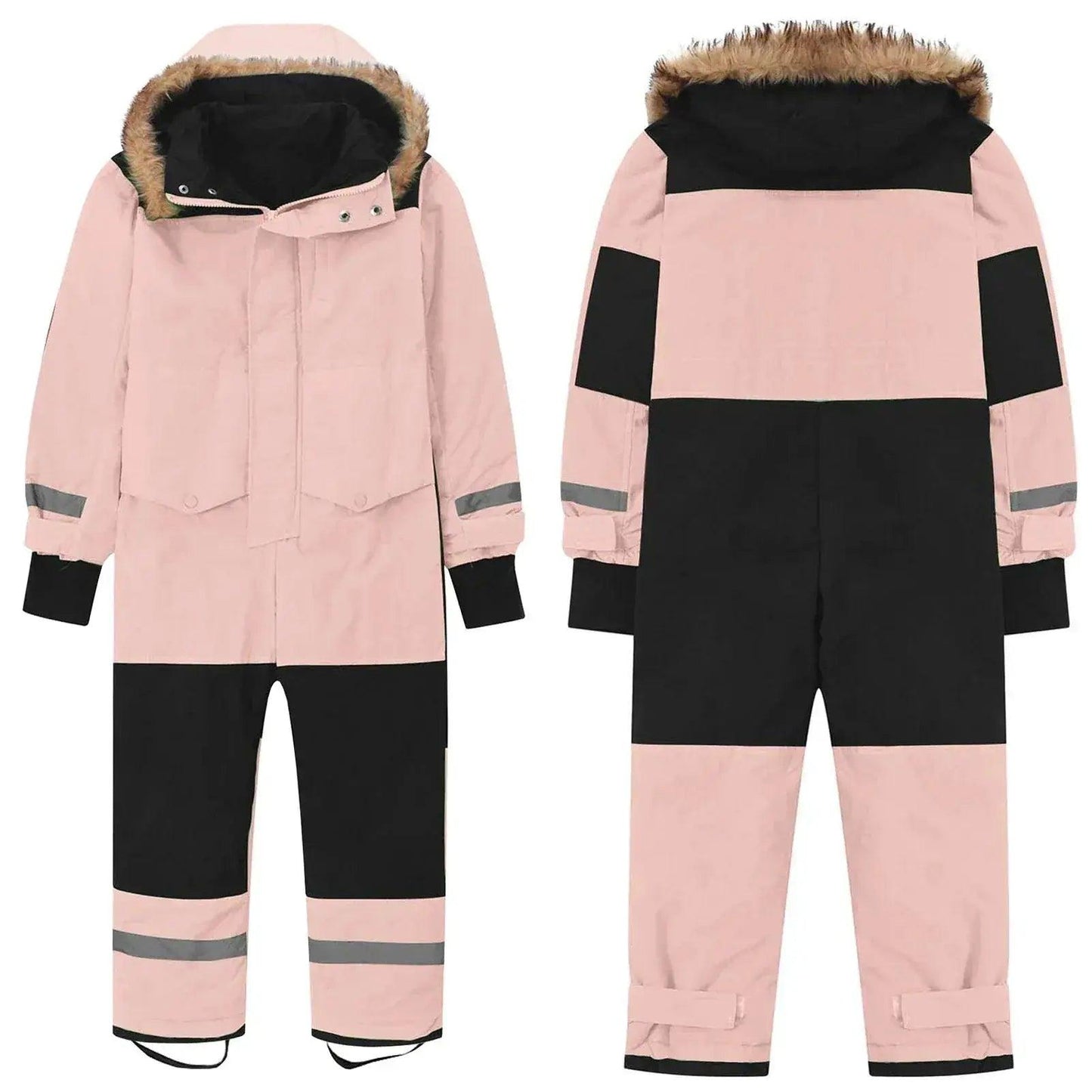  Kids Winter Ski Suit With Fur Hood Windproof Warmth -  ToylandEU™