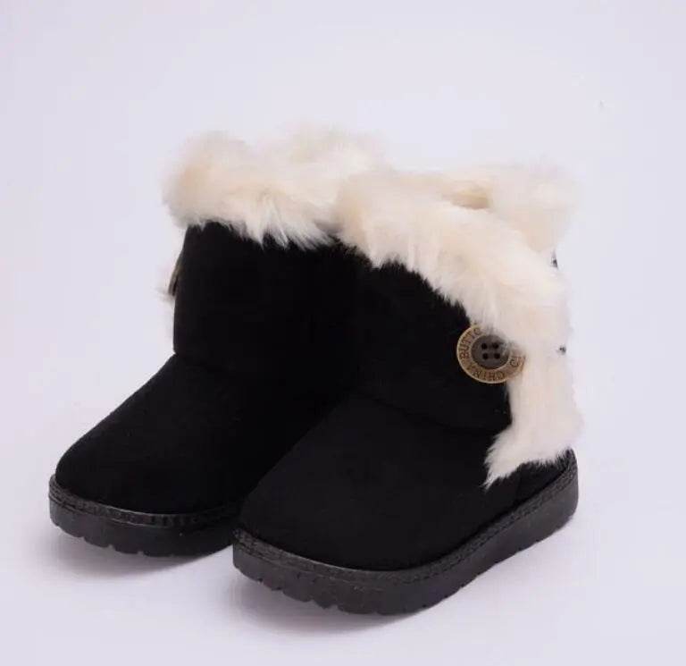 Kids Winter Snow Boots - Cozy, Non-slip, Mid-Calf Boots with Secure Hook & Loop Closure - ToylandEU