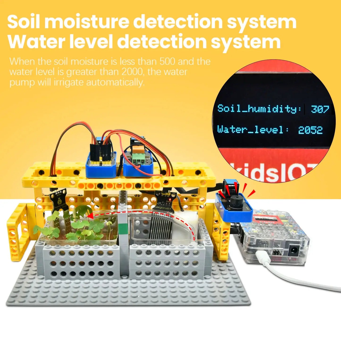  Kidsbits Smart Farm Kit Arduino ESP32 IoT LEGO Ready -  ToylandEU™