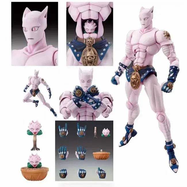 Killer Queen Poseable Action Figure Dio Yoshikage Kira Gift - ToylandEU