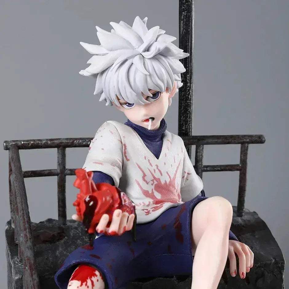 Killua Zoldyck Hunter X Hunter PVC Figure Holding Heart 34cm - ToylandEU