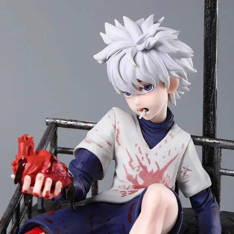 Killua Zoldyck Hunter X Hunter PVC Figure Holding Heart 34cm - ToylandEU
