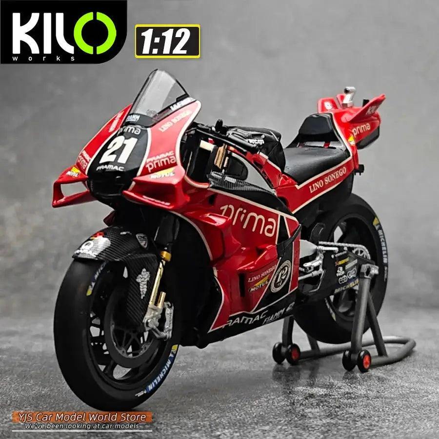  Kiloworks Diecast Motorcycle Model Premium GP23 GP24 -  ToylandEU™