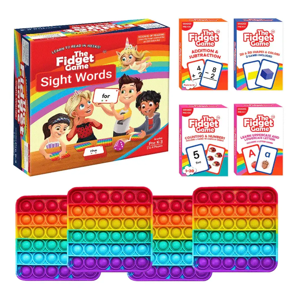 Kindergarten Bundle Hands On Learning Games For Milestones - The Fidget Games