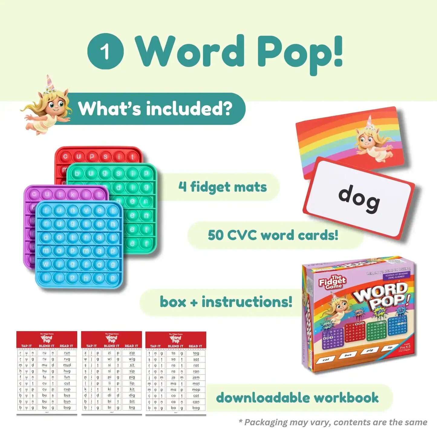 Kindergarten Learning Bundle For Strong Readers And Confident Learners - The Fidget Games