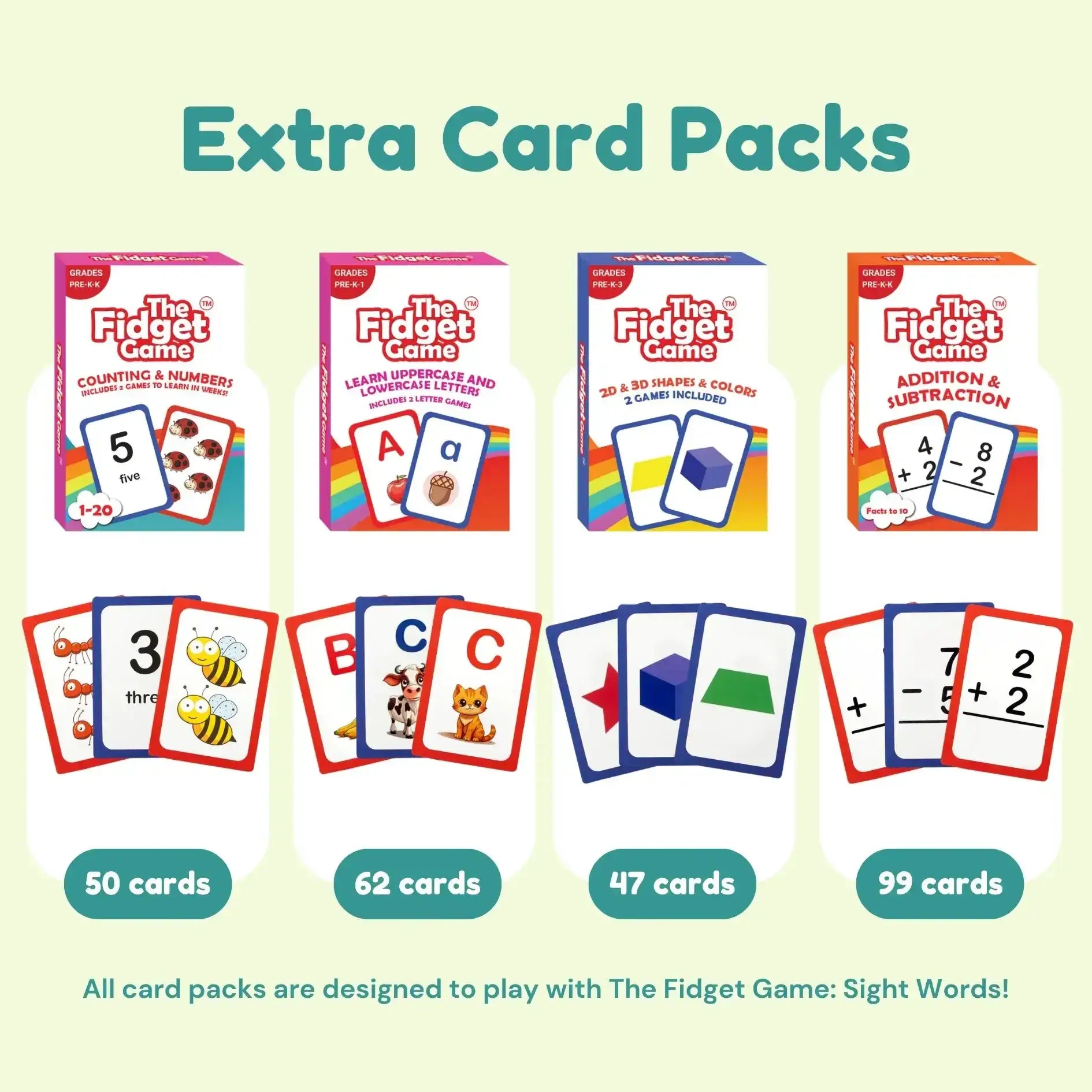 Kindergarten Learning Bundle For Strong Readers And Confident Learners - The Fidget Games