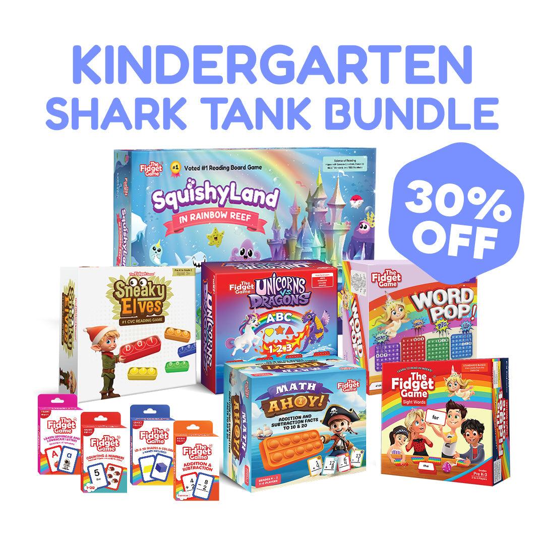 Kindergarten Learning Bundle | Hands On Reading Math Phonics Sight Word Cards