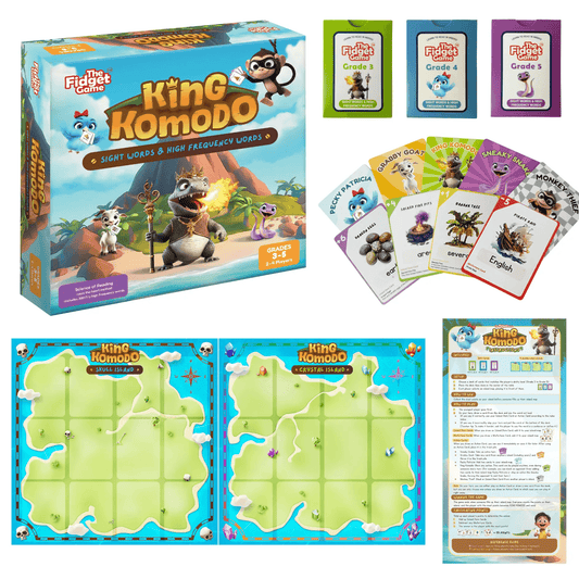  King Komodo Sight Word Game Mastering Fry Words -  ToylandEU™