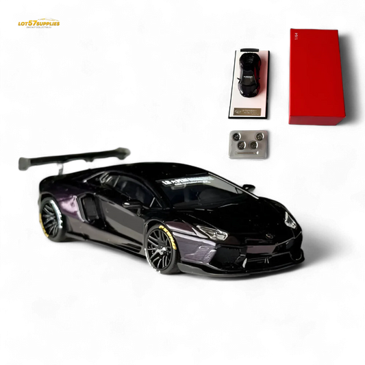  Lamborghini Aventador LP700-4 1:64 Diecast Purple Pro -  ToylandEU™