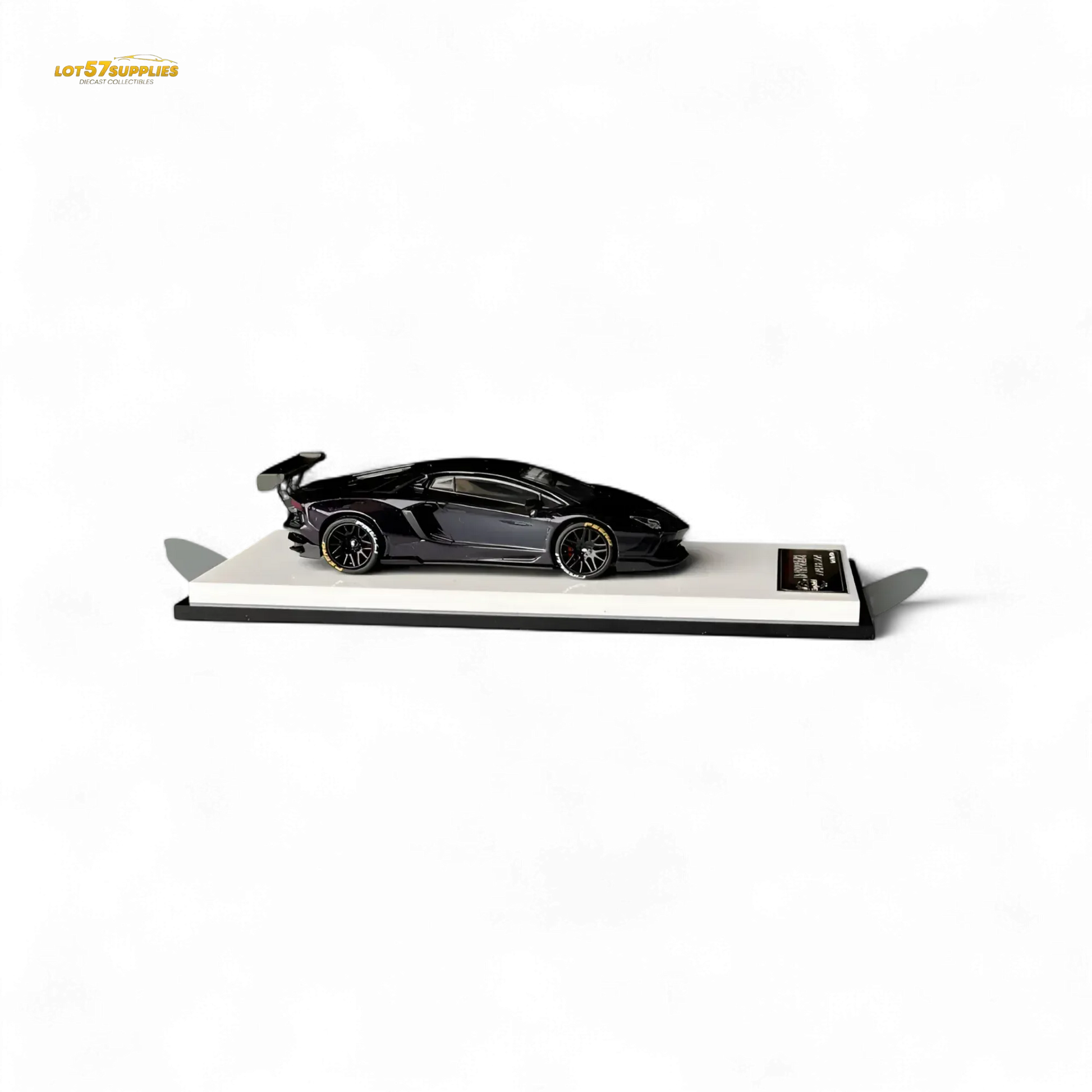 King Model Lamborghini Aventador LP700-4 LB 1.0 Purple Carbon Fiber 1:64 - ToylandEU