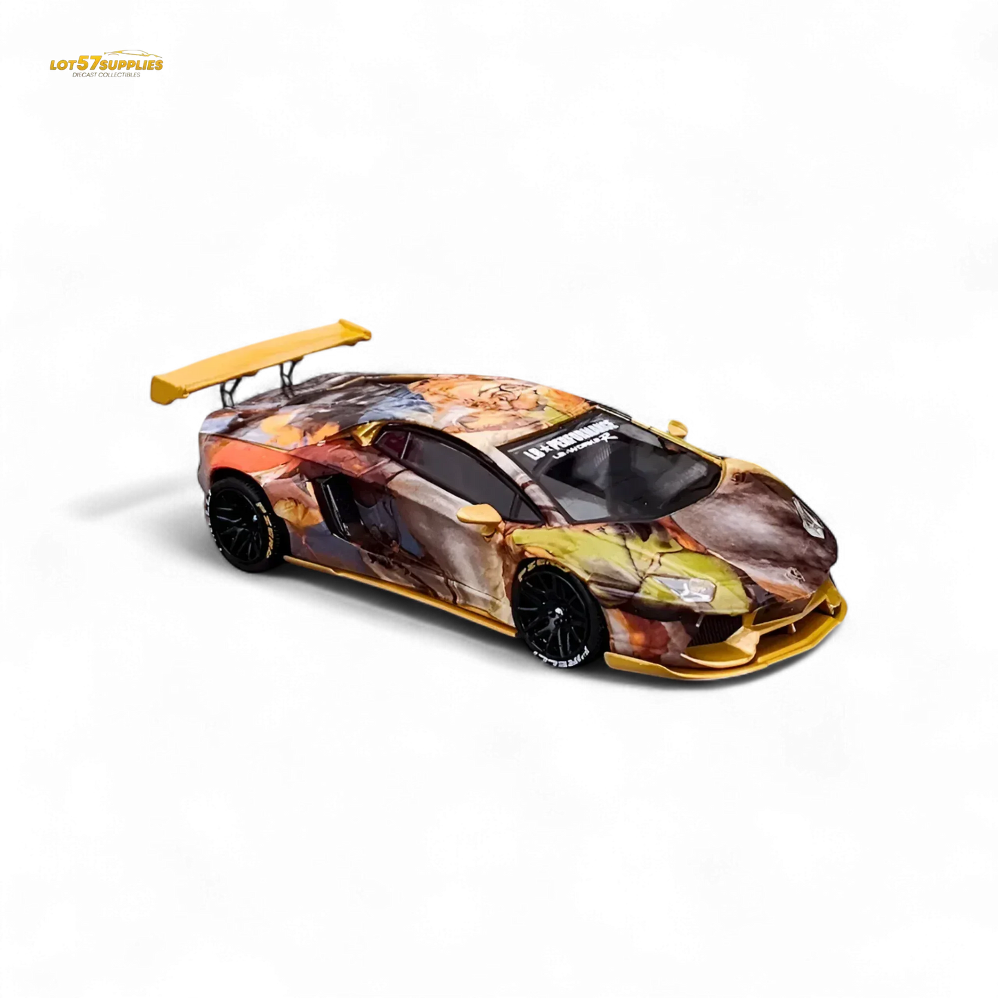 King Model Lamborghini Aventador LP700-4 LB 1.0 Tiger Racing Sports 1:64 - ToylandEU