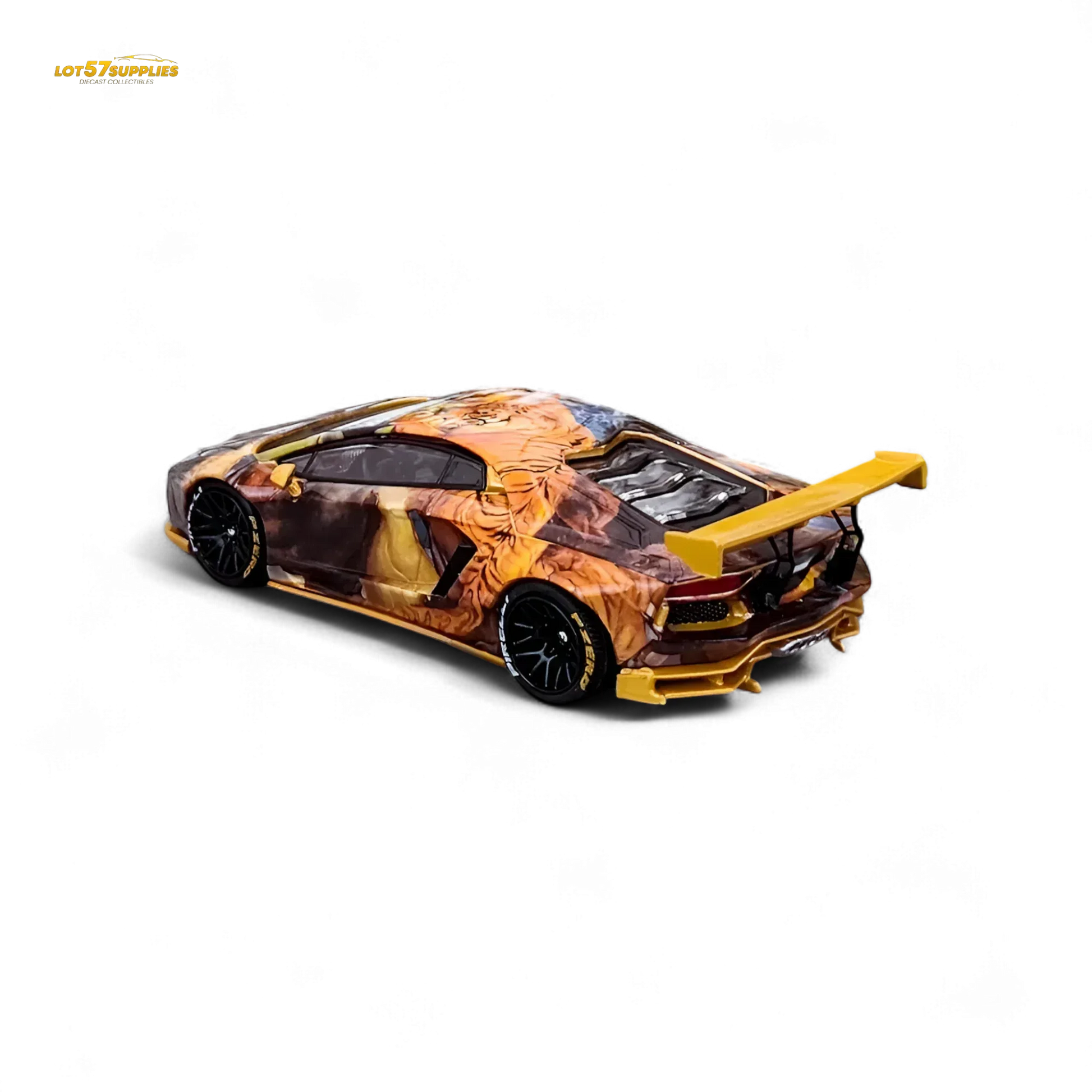 King Model Lamborghini Aventador LP700-4 LB 1.0 Tiger Racing Sports 1:64 - ToylandEU