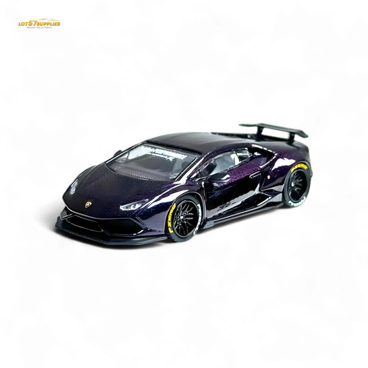  King Model Lamborghini Huracan LP610 Purple Carbon Fiber 1:64 -  ToylandEU™