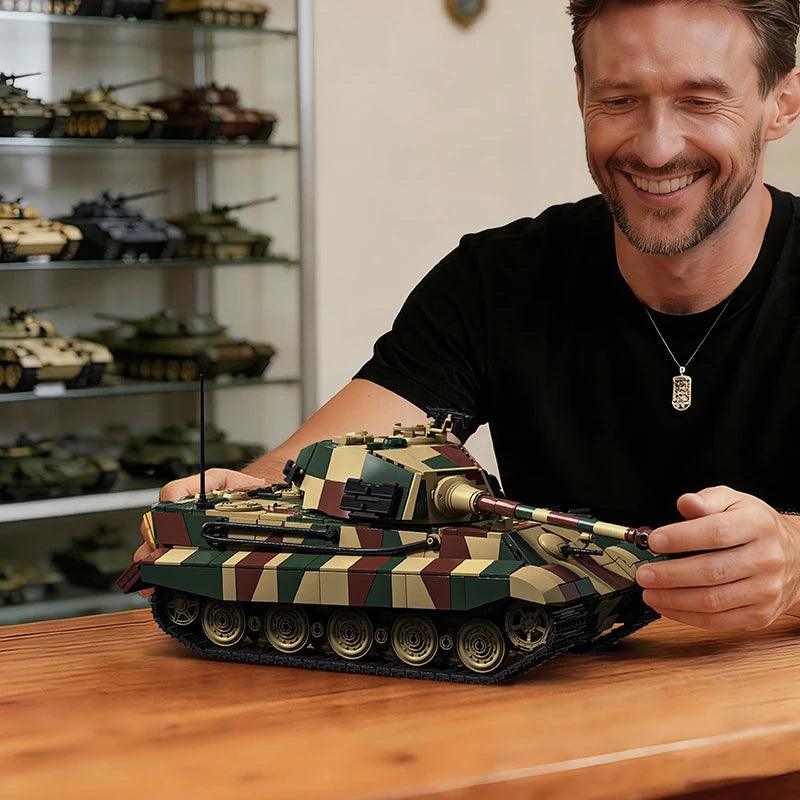  King Tiger Tank | 1780 Pcs Lego Compatible | Toylandeu™ 