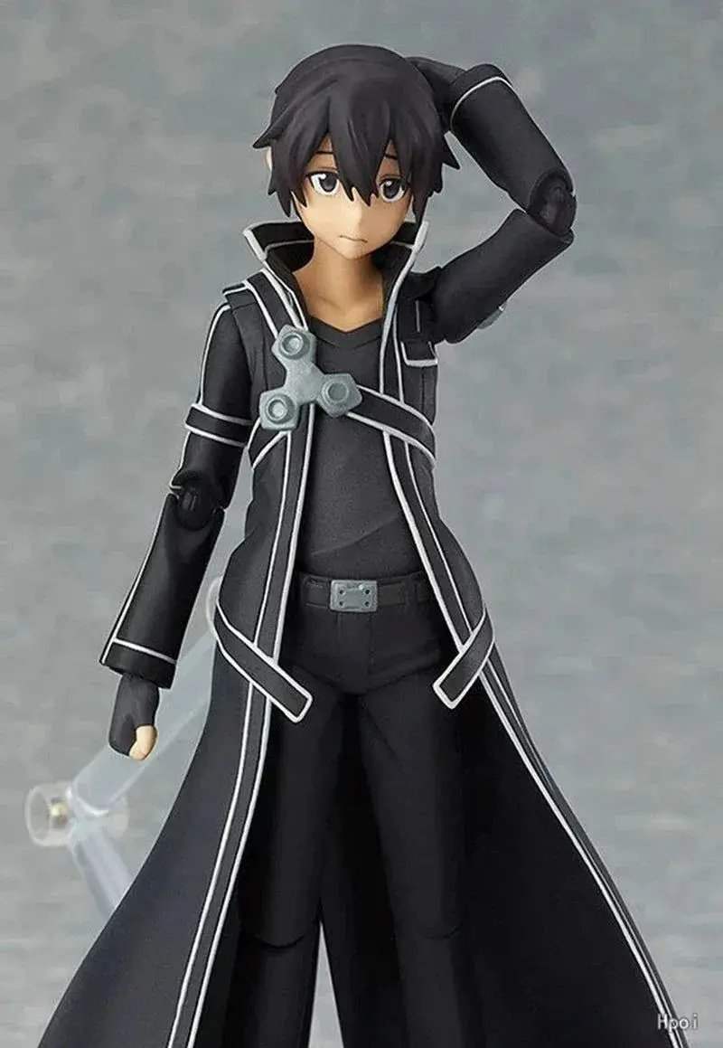 Kirigaya Kazuto Action Figure, Kirito Anime Figurines Sword Art Online, Detachable and Movable Joints Model PVC 15 CM - ToylandEU