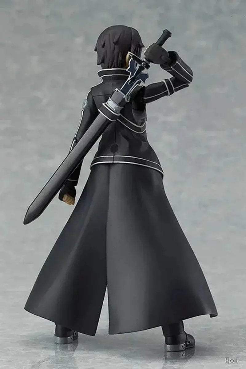 Kirigaya Kazuto Action Figure, Kirito Anime Figurines Sword Art Online, Detachable and Movable Joints Model PVC 15 CM - ToylandEU