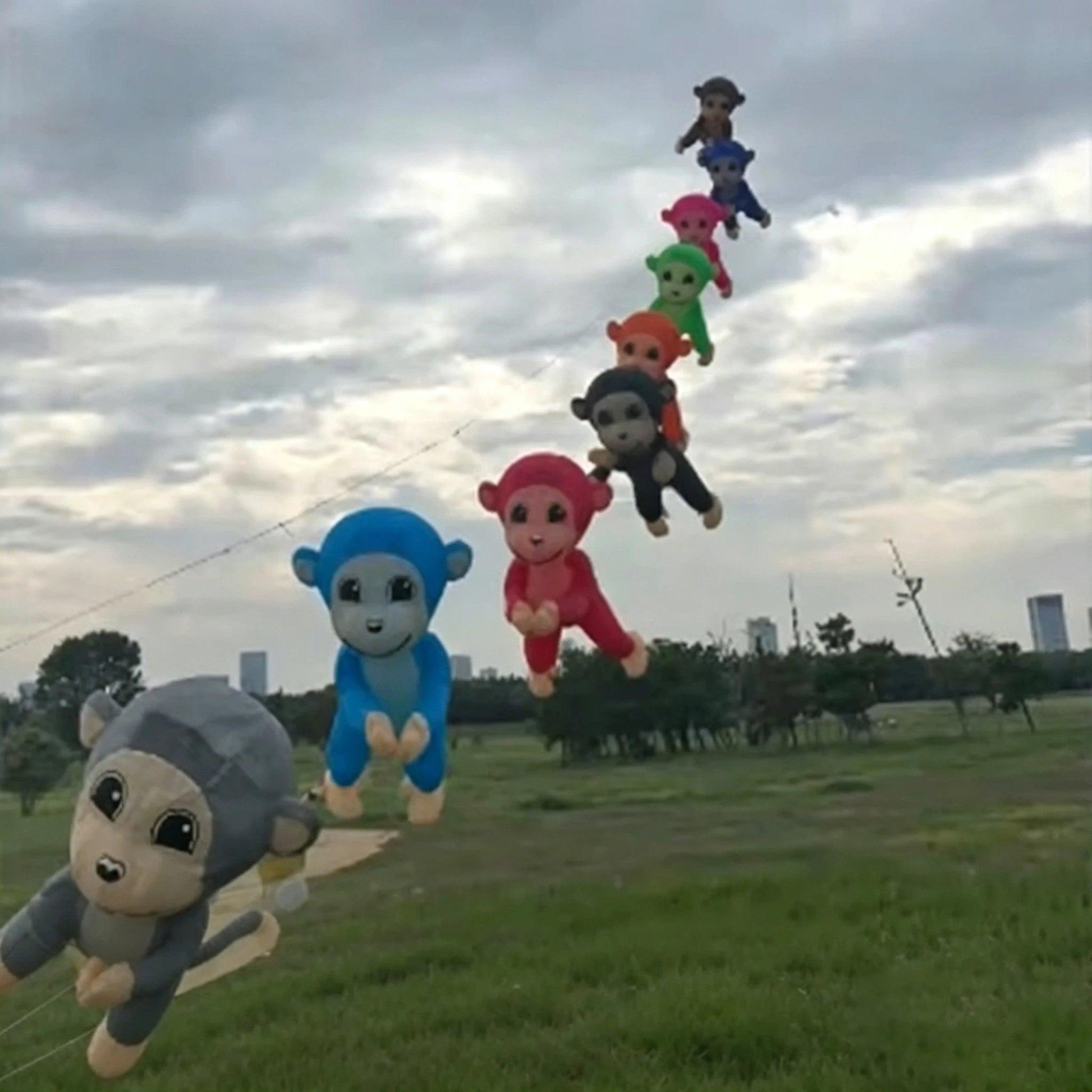  Kite | 3.5m Cheering Monkey Design | Toylandeu™ 