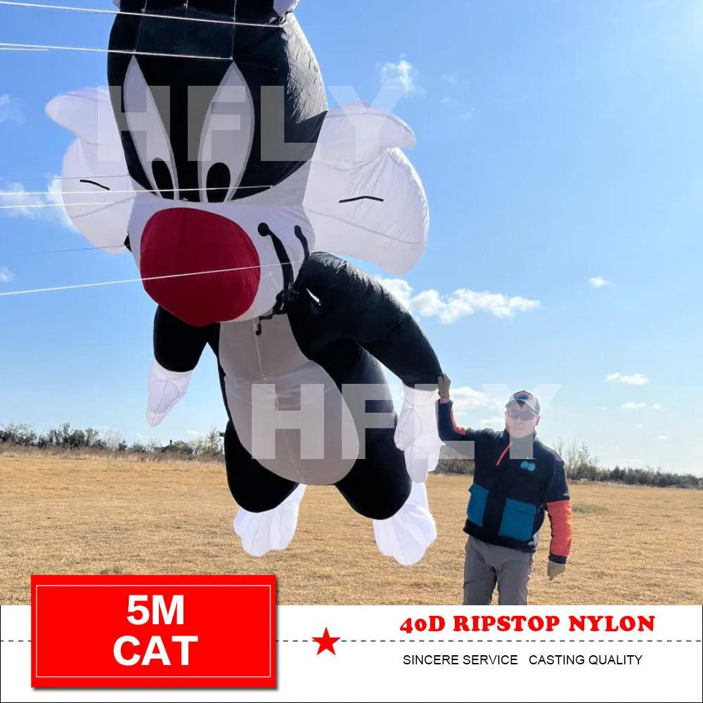  Kite | 5m Long Cartoon Cat Design | Toylandeu™ 