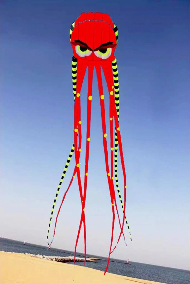  Kite 8m Octopus Power Kite|Multicolor Nylon|Toylandeu™ 