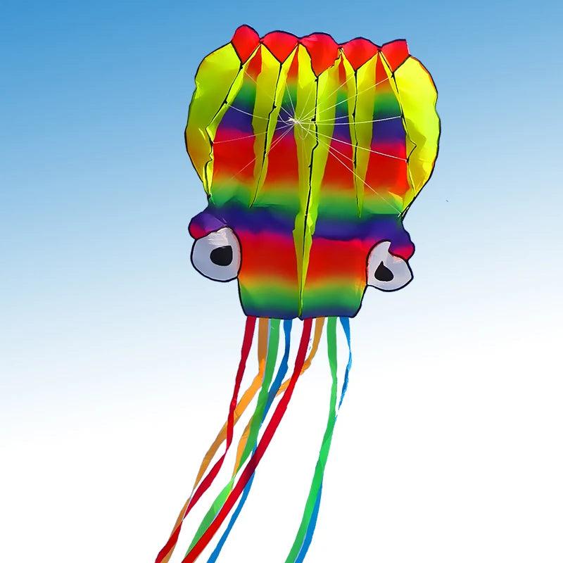  Kite | Octopus 3D Design with 100m Line | Toylandeu™ 