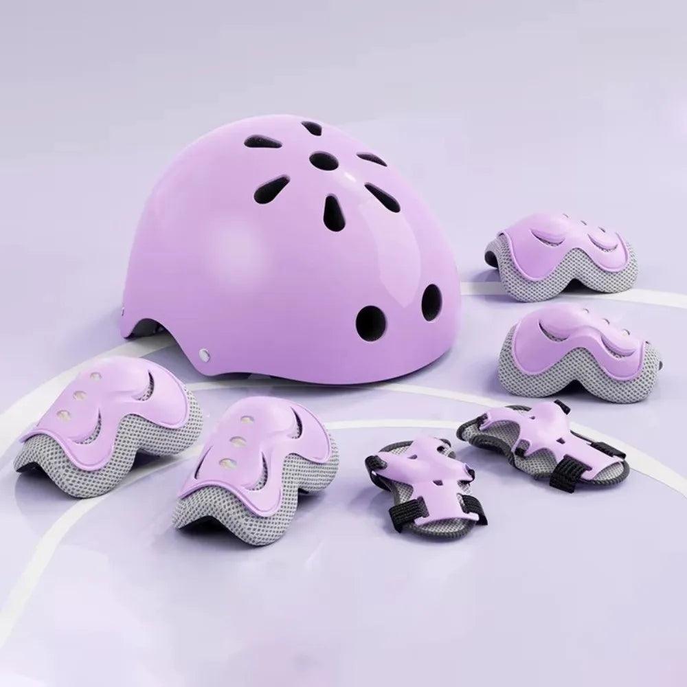 Knee And Elbow Pads | Shock Absorbing 7pc Set | Toylandeu™