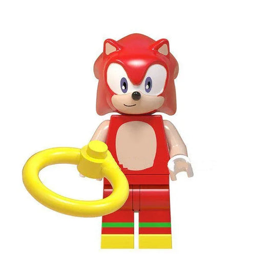 Sonic Knuckles Figure ABS Plastic Custom Collectible Display Figure For Fans And Collectors - ToylandEU