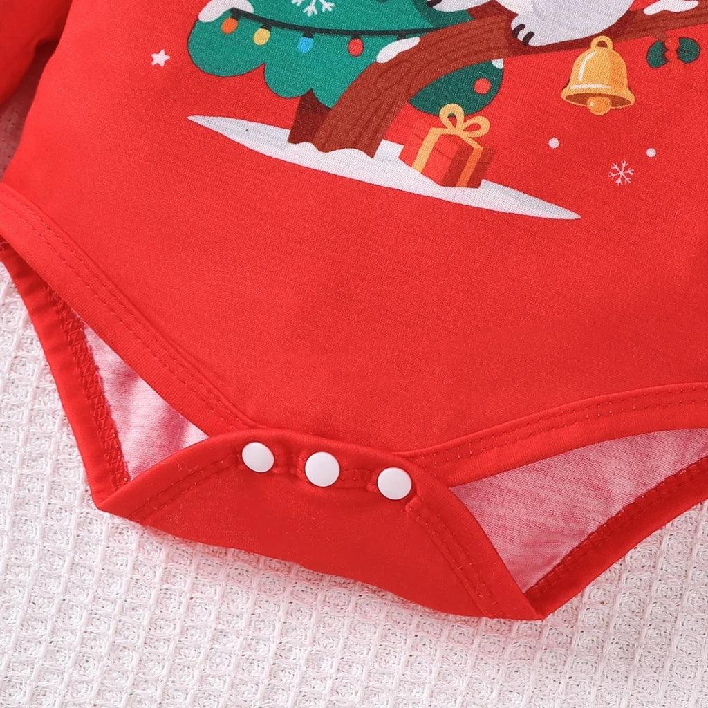 Koala Christmas 3 Piece Baby Set 0 To 18 Months Polyester Spandex Hat Top Pants - ToylandEU