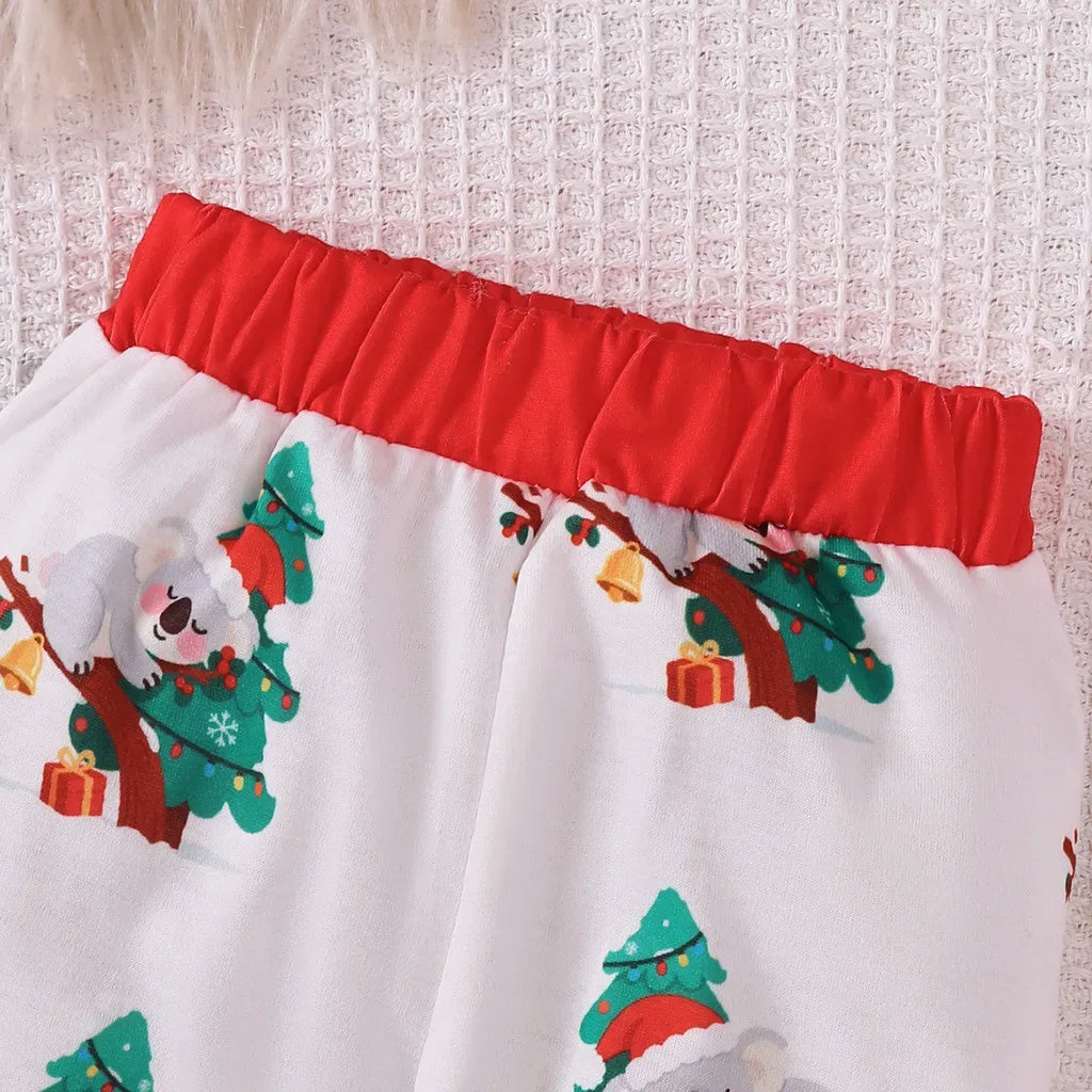 Koala Christmas 3 Piece Baby Set 0 To 18 Months Polyester Spandex Hat Top Pants - ToylandEU