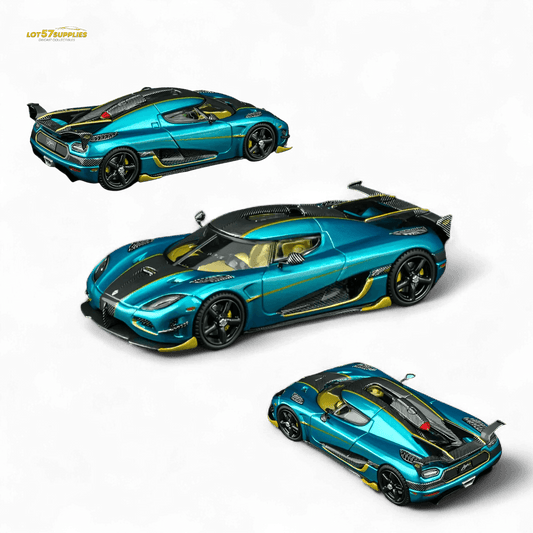  Koenigsegg Agera RS Diecast Model Peacock Blue Elite -  ToylandEU™