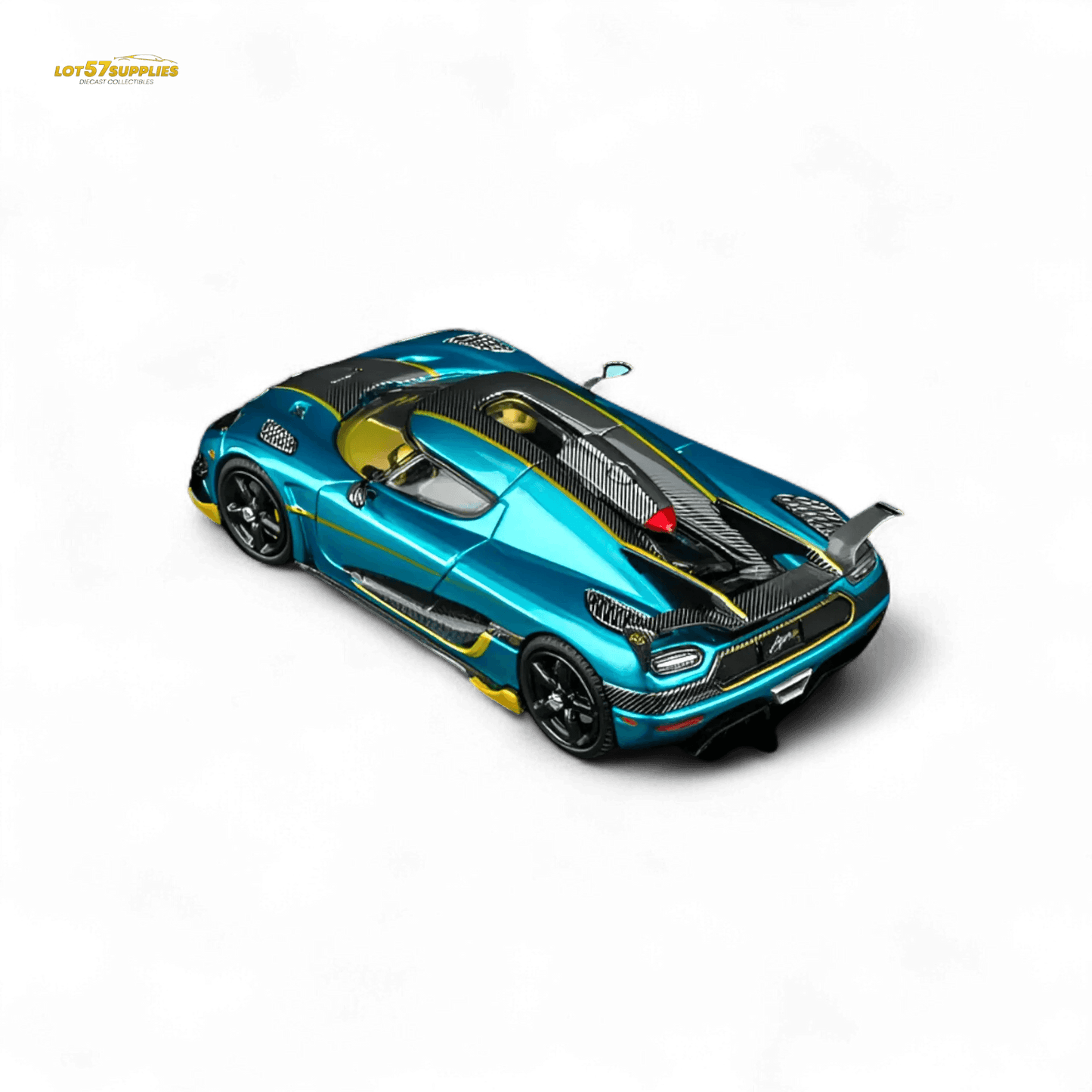  Koenigsegg Agera RS Diecast Model Peacock Blue Elite -  ToylandEU™