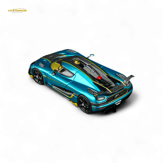  Koenigsegg Agera RS Diecast Model Peacock Blue Elite -  ToylandEU™