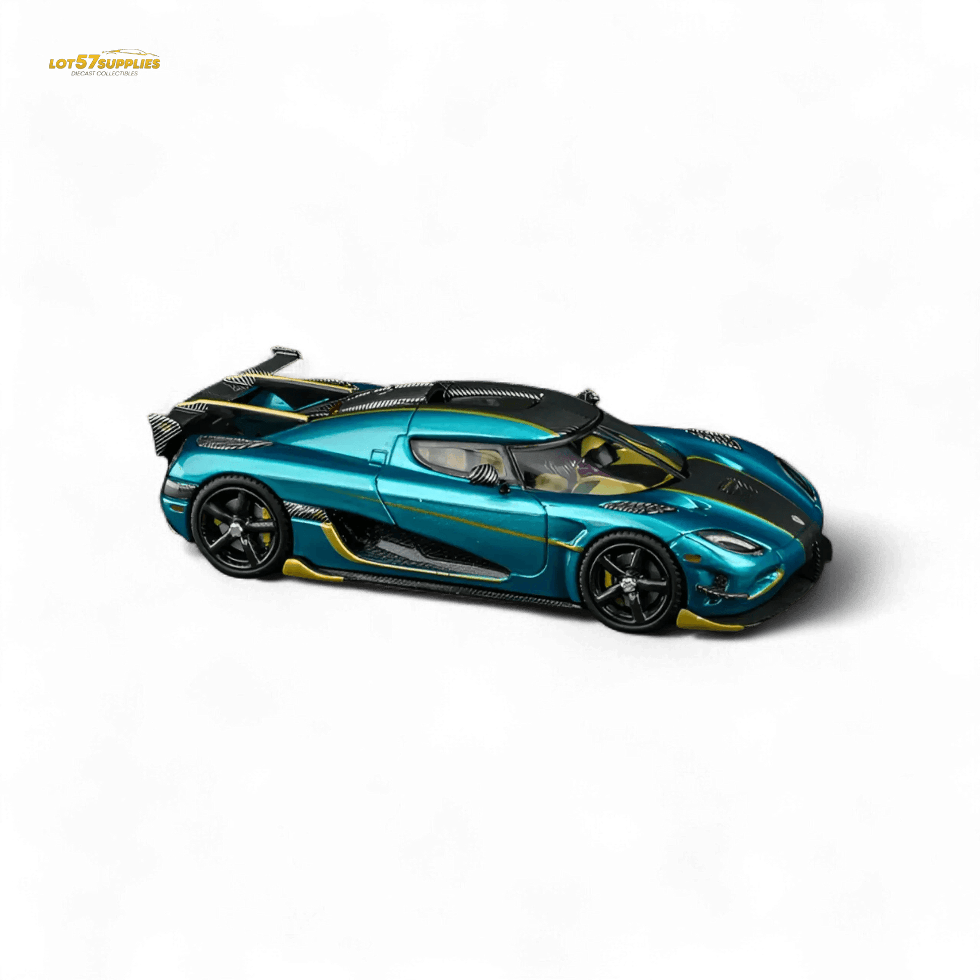  Koenigsegg Agera RS Diecast Model Peacock Blue Elite -  ToylandEU™