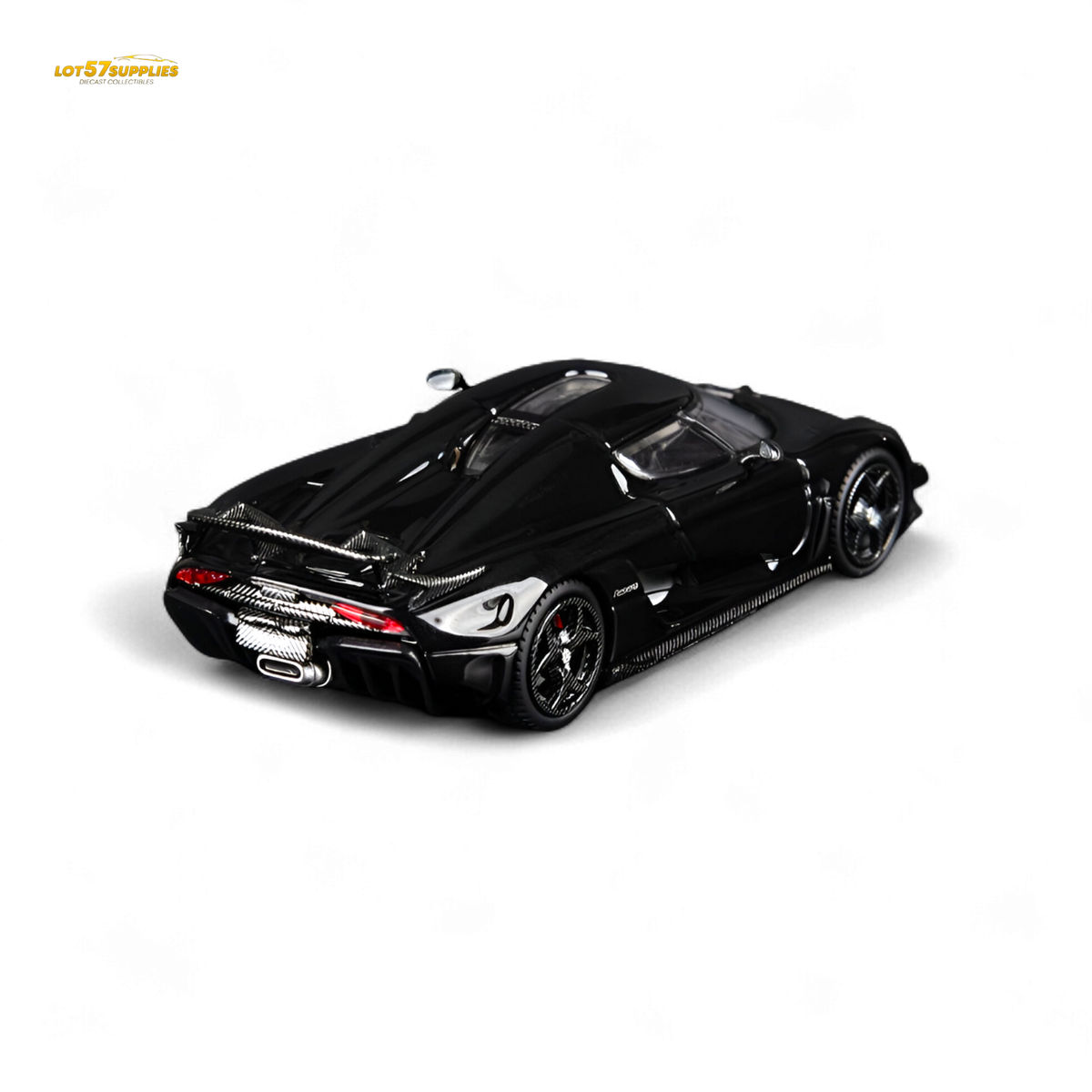 Koenigsegg Regera Diecast | 1:64 Scale Pearl Black | Toylandeu™