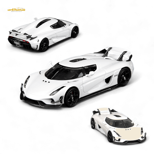 Koenigsegg Regera Diecast | 1:64 Scale Pearl White | Toylandeu™
