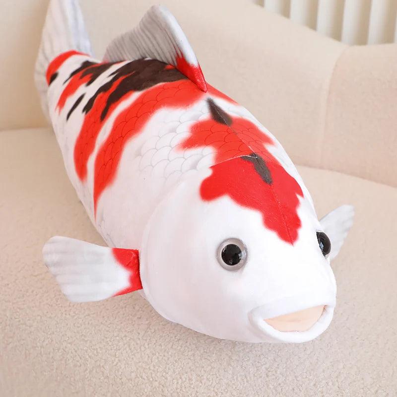 Koi Fish Plush Pillow 75cm Soft PP Cotton Kids Decor 