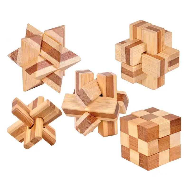  Kong Ming Lock Educational Wooden Puzzle For Kids -  ToylandEU™