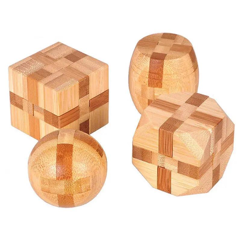  Kong Ming Lock Educational Wooden Puzzle For Kids -  ToylandEU™